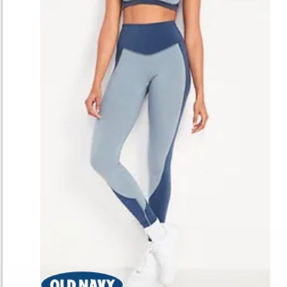 Old Navy Blue Workout Leggings - Picture 5 of 5